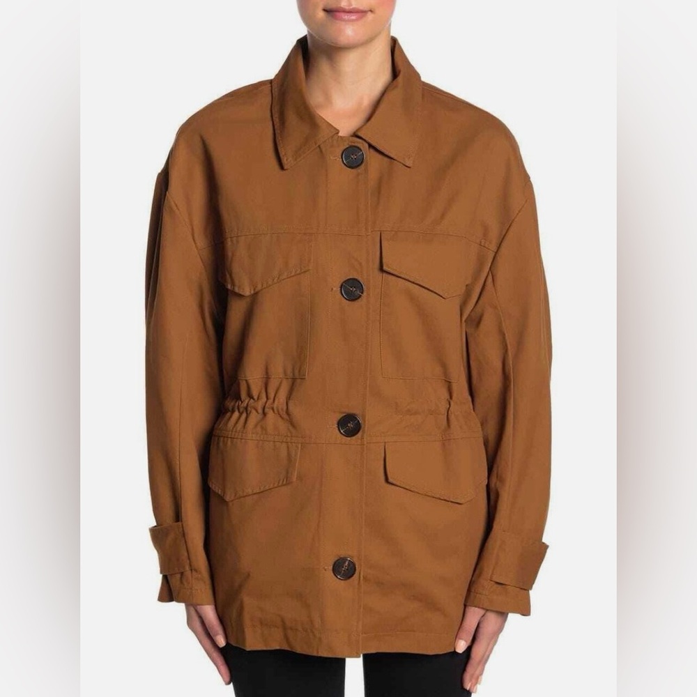 LUSH Women's Green Utility Oversized Jacket M - Picture 6 of 8